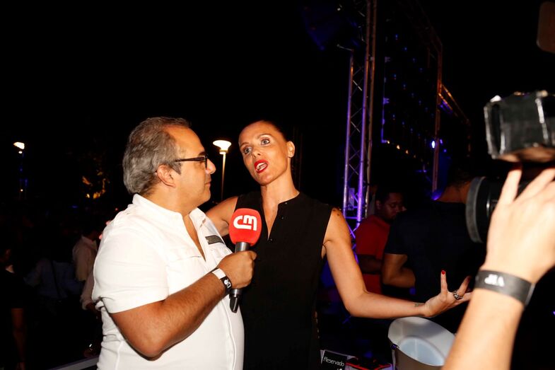 Filipa a ser entrevistada para a CMTV