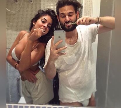 Fotos revelam passado escondido de Georgina com outros homens