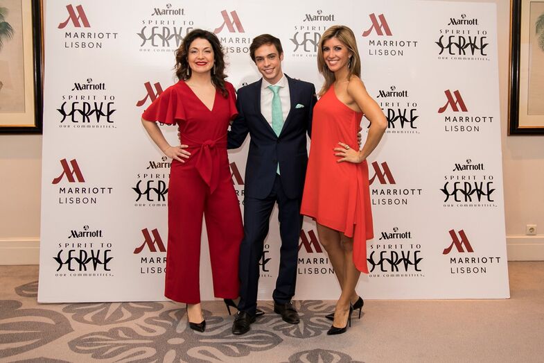 Gabriela Barros, Rodrigo Paganelli e Ana Filipa Nunes