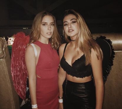 Filhas de Tony Carreira e Rui Bandeira em noite louca de Carnaval