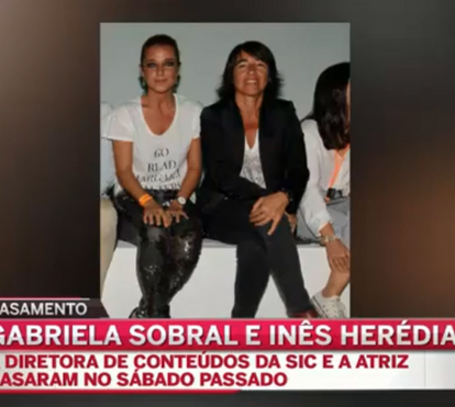 Gabriela Sobral oficializou a relação com Inês Herédia