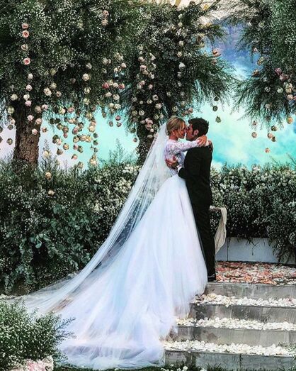 As imagens mais bonitas do "casamento real de Itália" 