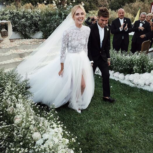 As imagens mais bonitas do "casamento real de Itália" 