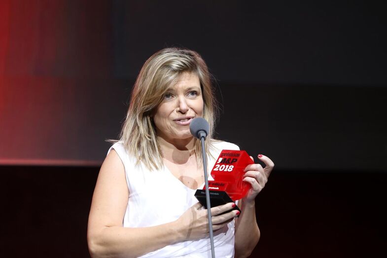 Luísa Jeremias, diretora da revista TV Guia, a Melhor Revista de Televisão. É o 13.º galardão em 16 edições dos Prémios M&P