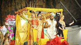 As imagens de Elma Aveiro a desfilar no Carnaval da Madeira