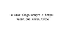 O amor é...