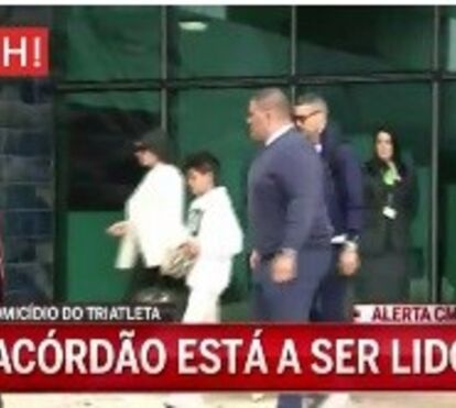 Cristiano Ronaldo a caminho do hospital para ver Dolores