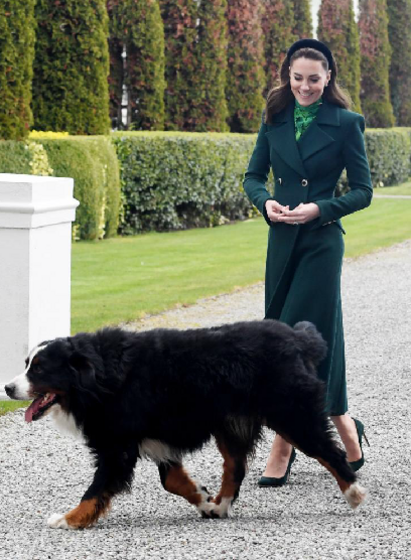 Kate Middleton rouba todos os olhares ao chegar à Irlanda