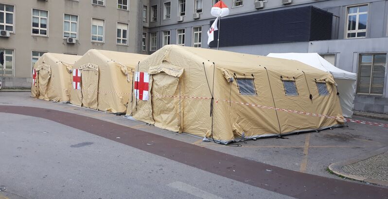 Quarentena ameaça paralisar serviços do Hospital de Santa Maria